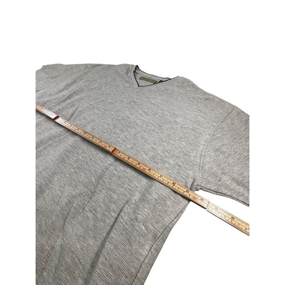 Natural Life Mens Gray V-Neck T-Shirt XL Cotton Blend - Picture 8 of 9